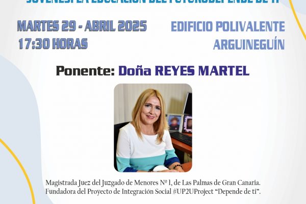 Las IV Jornadas de Educación de Mogán, con la jueza de menores Reyes Martel