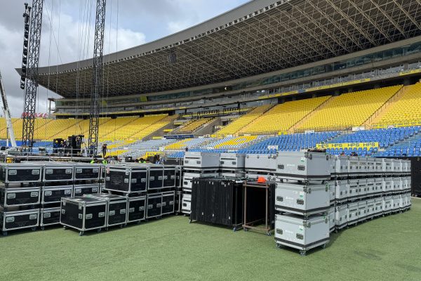 Más de 80 toneladas de material técnico, un staff de 255 personas y los horarios del mayor concierto de Quevedo en Canarias
